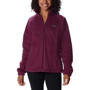 Columbia Benton Springs Full-Zip Fleece Jacket Marionberry Size Medium